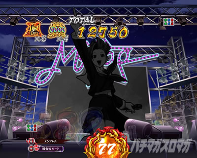 eぱちんこ押忍!番長 漢の頂 スマパチ番長 e番長 パチンコ|薫告知モード_操ランプ