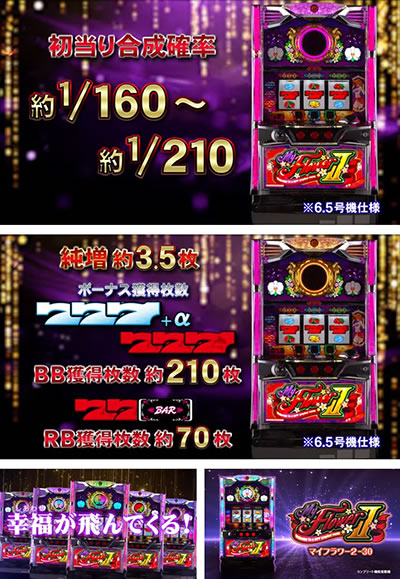 マイフラワー2-30 初当り ボーナス 獲得枚数