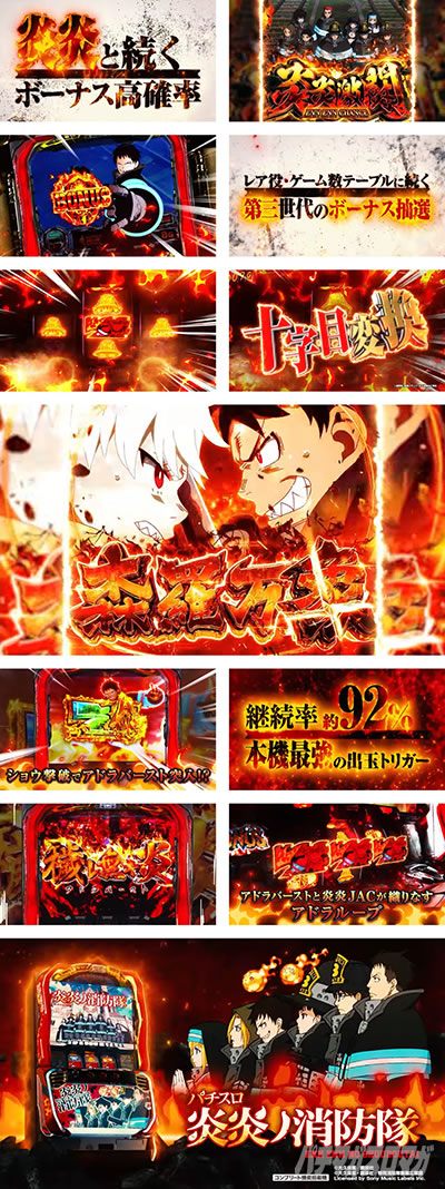 パチスロ 炎炎ノ消防隊