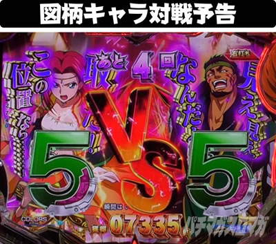 PコードギアスRR 図柄キャラ対戦予告