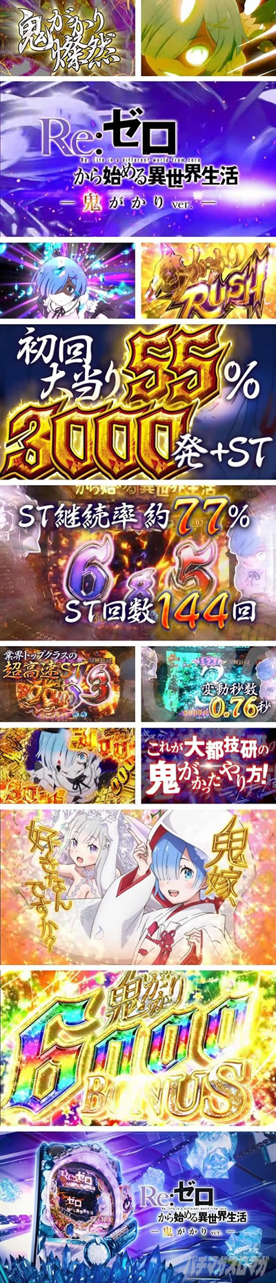 P Re:ゼロから始める異世界生活 鬼がかりver.