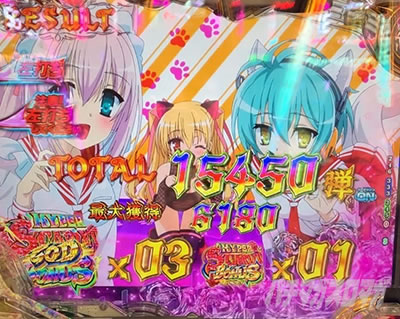 P緋弾のアリア〜緋緋神降臨〜ラッキートリガーVer. P緋弾のアリアLT|連チャン画面