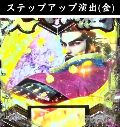 e義風堂々!! 〜兼続と慶次〜3 色変化チャンスアップ ステップアップ演出 金
