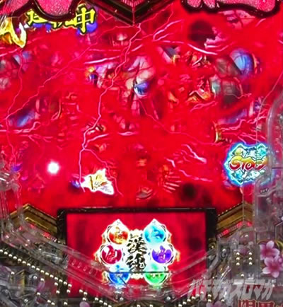 e義風堂々!!〜兼続と慶次〜3 変動開始時 リールロック演出