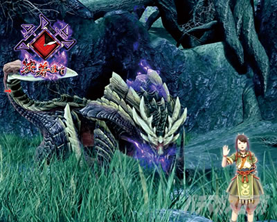 Pモンスターハンターライズ Pモンハンライズ パチンコ|違和感演出_キャラ登場