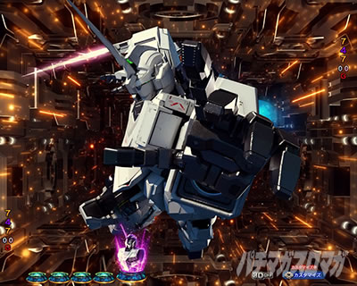 ユニコーン2 パチンコ| 変動開始時ユニコーンガンダム登場予告 信頼度