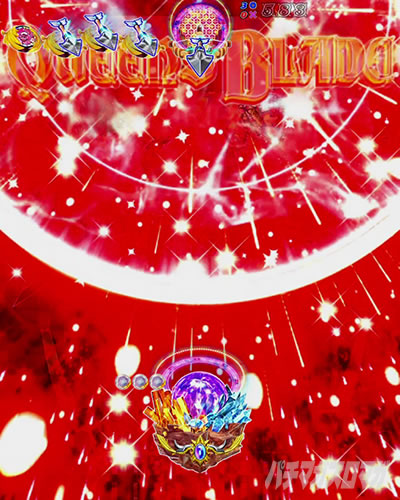 Pクイーンズブレイド4 UNLIMITED パチンコ|QBタイトルロゴランプ予告