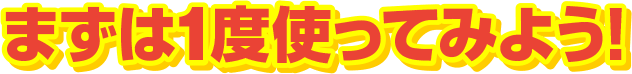 �܂���1�x�g���Ă݂悤!