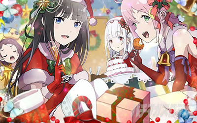 回胴式遊技機 グランベルム|設定示唆イラスト|クリスマス