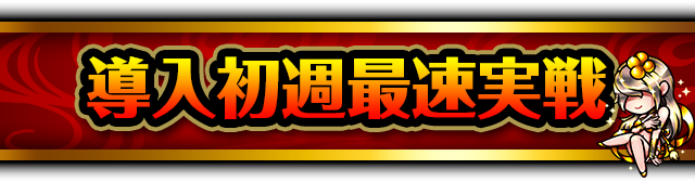 導入初週最速実戦